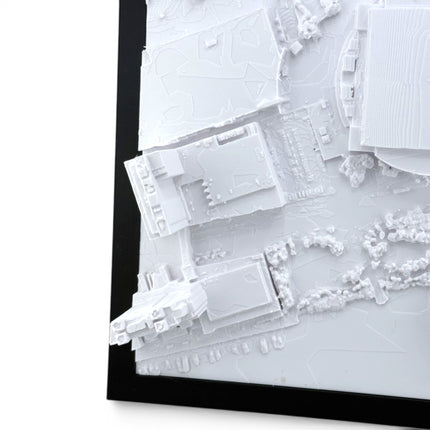 Tampa Bay Lightning — Amalie Arena 3D Topographical Stadium Wall Art | 12" × 12"