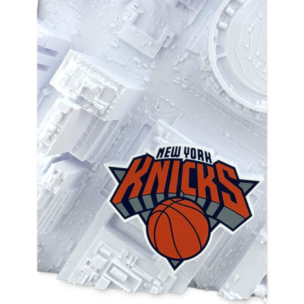 New York Knicks — Madison Square Garden 3D Topographical Stadium Wall Art | 12" × 12"
