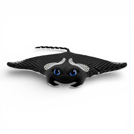 3D Printed Flexi Manta Ray – “Manny” with Realistic Glass Eyes