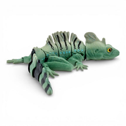 3D Printed Basilisk Model – "Jesus Lizard" Replica - Camoflauge Color