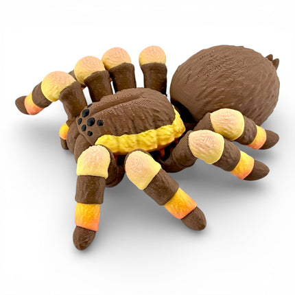 3D Printed Tarantula – Autumn Morph Orange Gradient