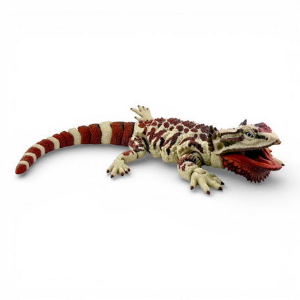 3D Printed Realistic Large Bearded Dragon – EXOTIC MORPH “Volcano” (17 Inches Long)