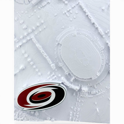 Carolina Hurricanes — PNC Arena 3D Topographical Stadium Wall Art | 12" × 12"
