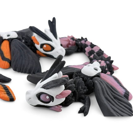 Death's Head Moth Dragon figurine size scale reference photo