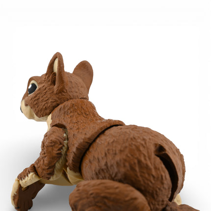 3D Printed Brown Squirrel – Fully Articulated Woodland Model (11 Inches Long)