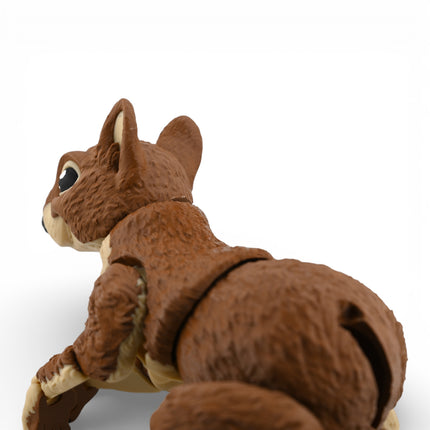 3D Printed Brown Squirrel – Fully Articulated Woodland Model (11 Inches Long)