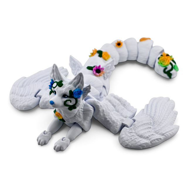 3D printed Fae Fox figurine, front view