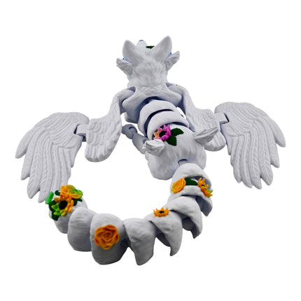 3D Printed Flexi Fae Fox – 13 Inches Long – Fully Articulated Fantasy Creature