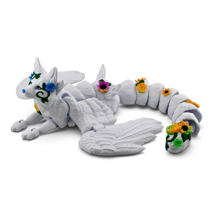 Fae Fox figurine back view