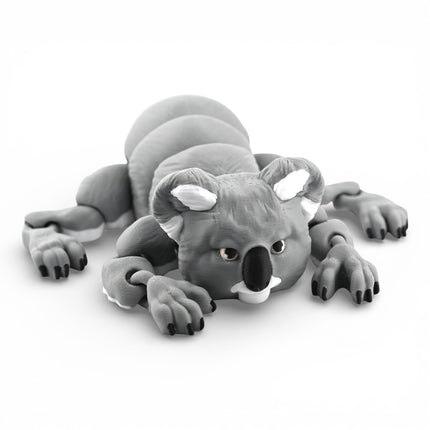 3D Printed Koala – Articulated Collectible (9 Inches Wide)