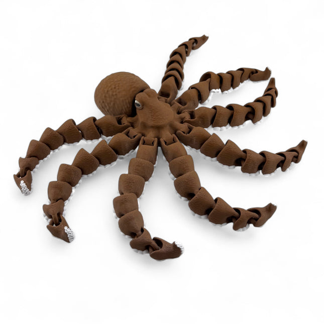 3D Printed Octopus Sculpture: USA-Made Marine Life Decor