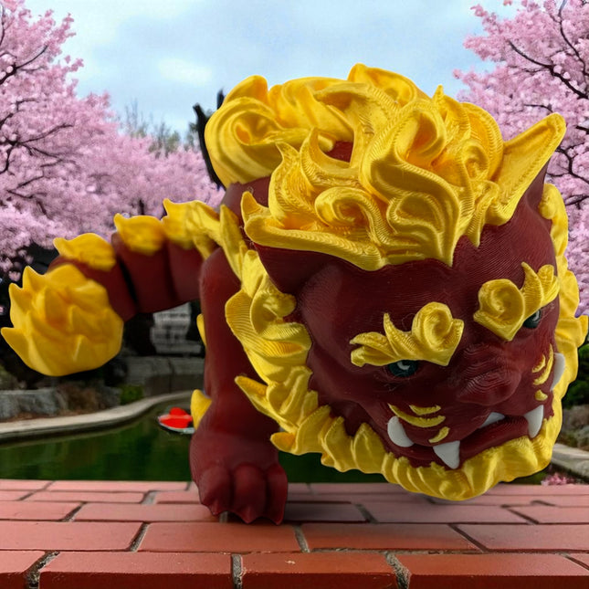 3D Printed Foo Lion