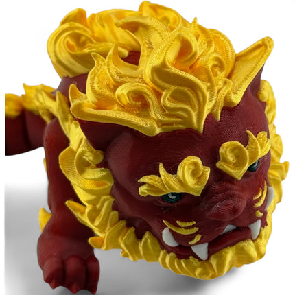 3D Printed Foo Lion