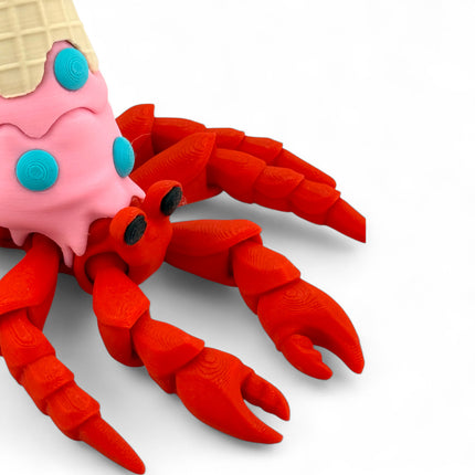 3D Printed Hermit Ice Cream Crab