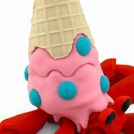 3D Printed Hermit Ice Cream Crab