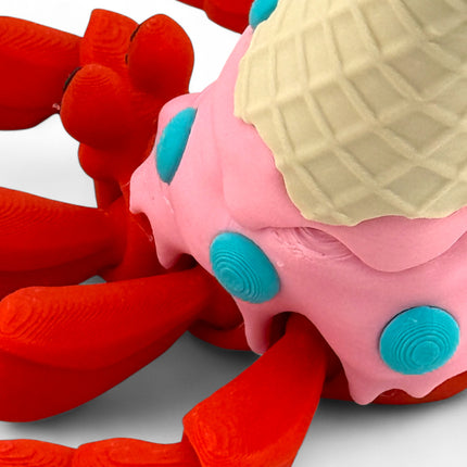 3D Printed Hermit Ice Cream Crab