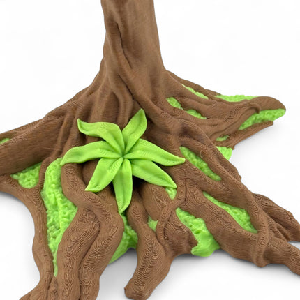 3D Printed Sloth and Tree Decor: Whimsical USA-Made Figurine