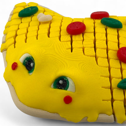 3D Printed Pizza Stingray Sculpture: Quirky Ocean Decor