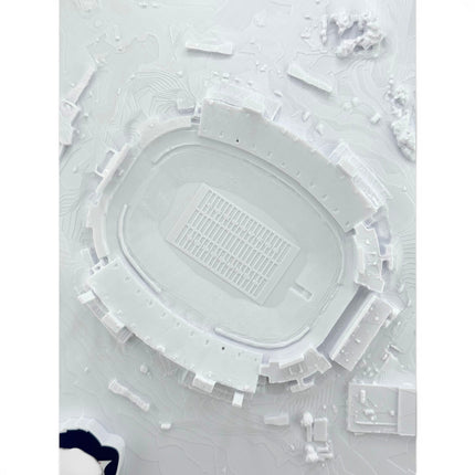 Buffalo Bills Highmark Stadium 3D Topographical Map — Personalized NFL Fan Gift Wall Art