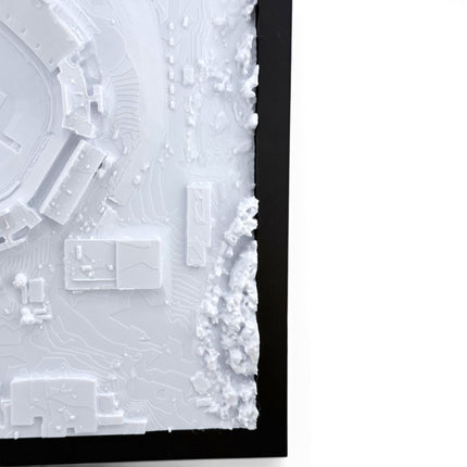 Buffalo Bills Highmark Stadium 3D Topographical Map — Personalized NFL Fan Gift Wall Art