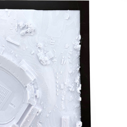 Buffalo Bills Highmark Stadium 3D Topographical Map — Personalized NFL Fan Gift Wall Art