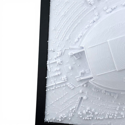 Dallas Cowboys AT&T Stadium 3D Topographical Map — Personalized NFL Fan Gift Wall Art