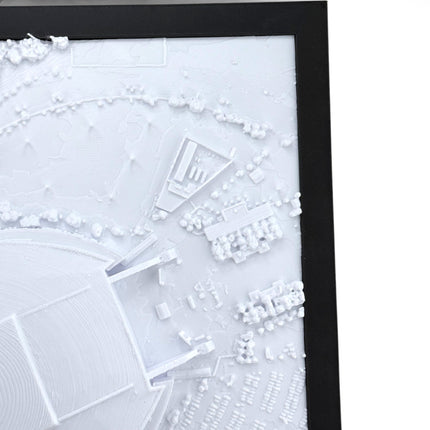 Dallas Cowboys AT&T Stadium 3D Topographical Map — Personalized NFL Fan Gift Wall Art