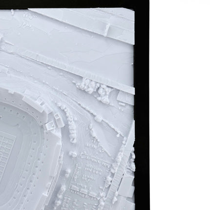 Baltimore Ravens M&T Bank Stadium 3D Topographical Map — Personalized NFL Fan Gift Wall Art