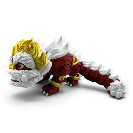 Chinese Lion figurine size scale reference photo