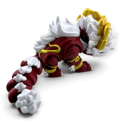 Chinese Lion figurine three-quarter angle view