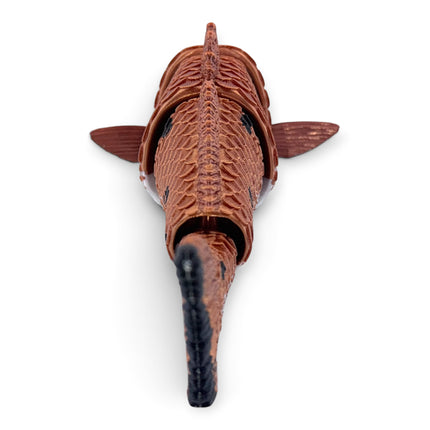 Red drum redfish figurine, articulated 3D printed with glass eyes