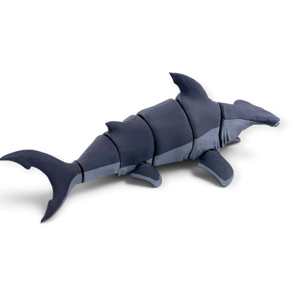 Bonnethead Shark Figurine with Display Base, Articulated Flexi, 3D Printed, photo 11