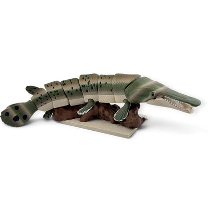 Alligator Gar Camo Morph figurine on matching display base
