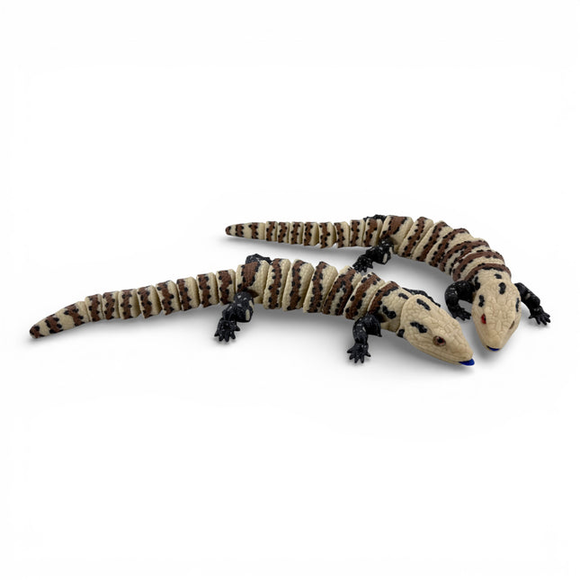 3D Printed Blue-Tongue Skink – Fully Articulated Flexi (11 Inches Long)