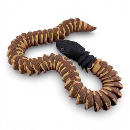 3D Printed Black-Headed Python – Autumn Morph (24 Inches Long)