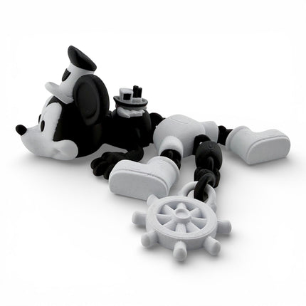 Small Steamboat Willie Inspired Articulated Dragon – 8”