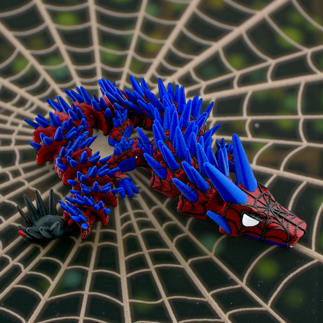 Spiderman Inspired Dragon – Fully Articulated (16 Inches Long)