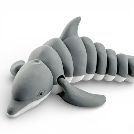3D Printed Articulated Dolphin – 12 Inches Long