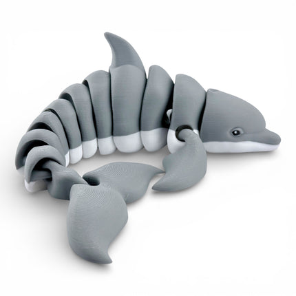 3D Printed Articulated Dolphin – 12 Inches Long