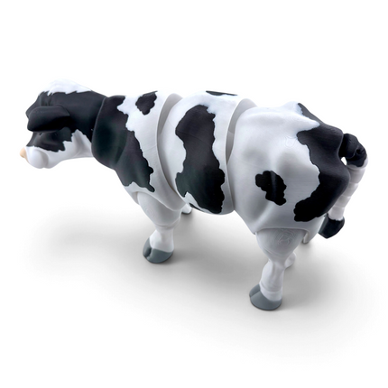 Dairy Cow figurine three-quarter angle view