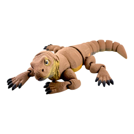 3D Printed Komodo Dragon – “Volcano” Exotic Morph – Fully Articulated (13 Inches Long)