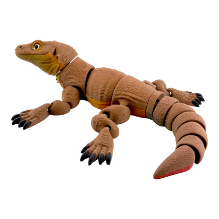 3D Printed Komodo Dragon – “Volcano” Exotic Morph – Fully Articulated (13 Inches Long)