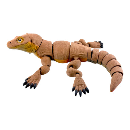 3D Printed Komodo Dragon – “Volcano” Exotic Morph – Fully Articulated (13 Inches Long)