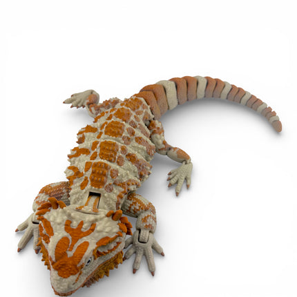 3D Printed Realistic Large Bearded Dragon – EXOTIC MORPH “Desert” (17 Inches Long)