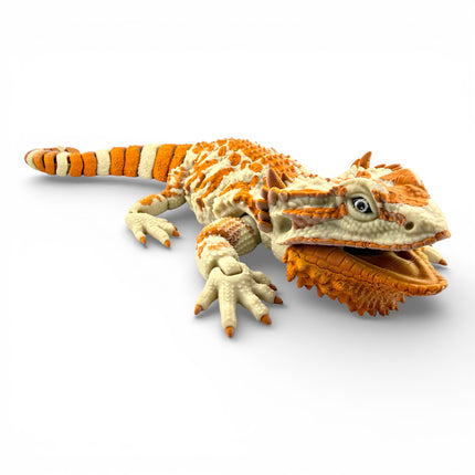 3D Printed Realistic Large Bearded Dragon – EXOTIC MORPH “Desert” (17 Inches Long)