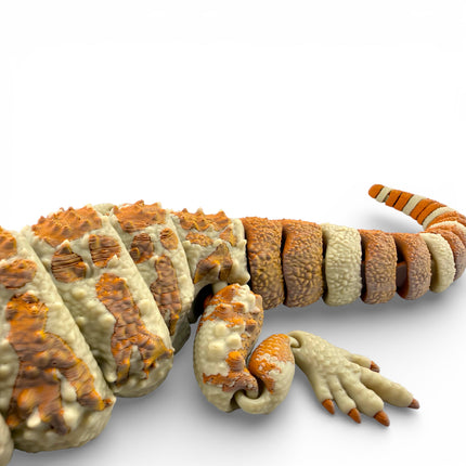 3D Printed Realistic Large Bearded Dragon – EXOTIC MORPH “Desert” (17 Inches Long)