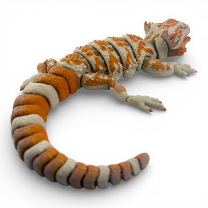 3D Printed Realistic Large Bearded Dragon – EXOTIC MORPH “Desert” (17 Inches Long)