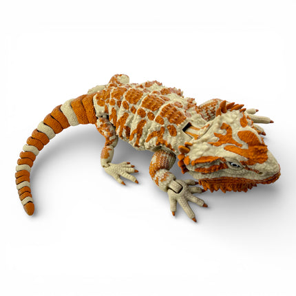 3D Printed Realistic Large Bearded Dragon – EXOTIC MORPH “Desert” (17 Inches Long)