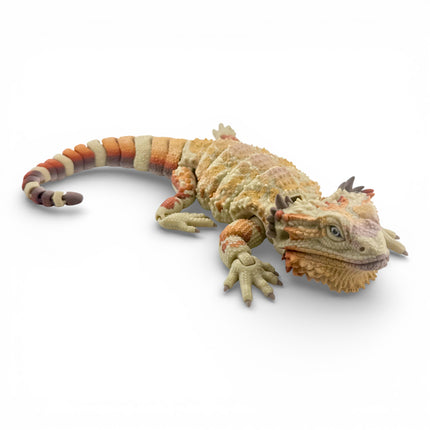 3D Printed Realistic Large Bearded Dragon – EXOTIC MORPH “Brick” (17 Inches Long)