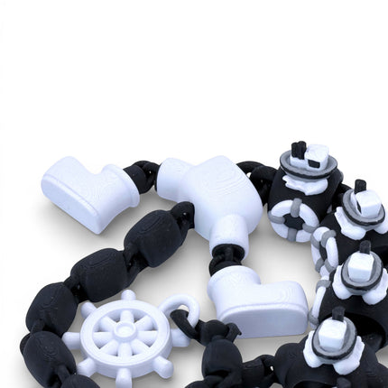 Large Steamboat Willie Inspired Articulated Dragon – 18”